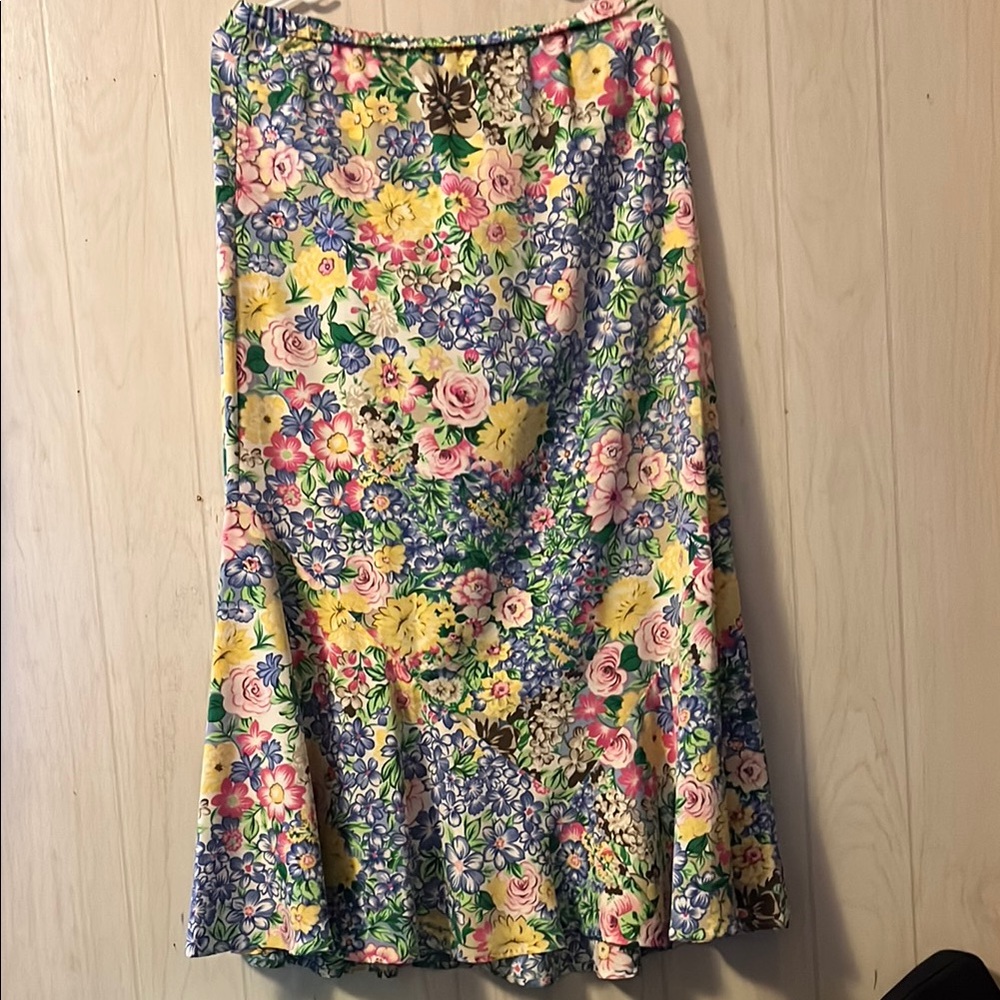 Floral A-Line Skirt